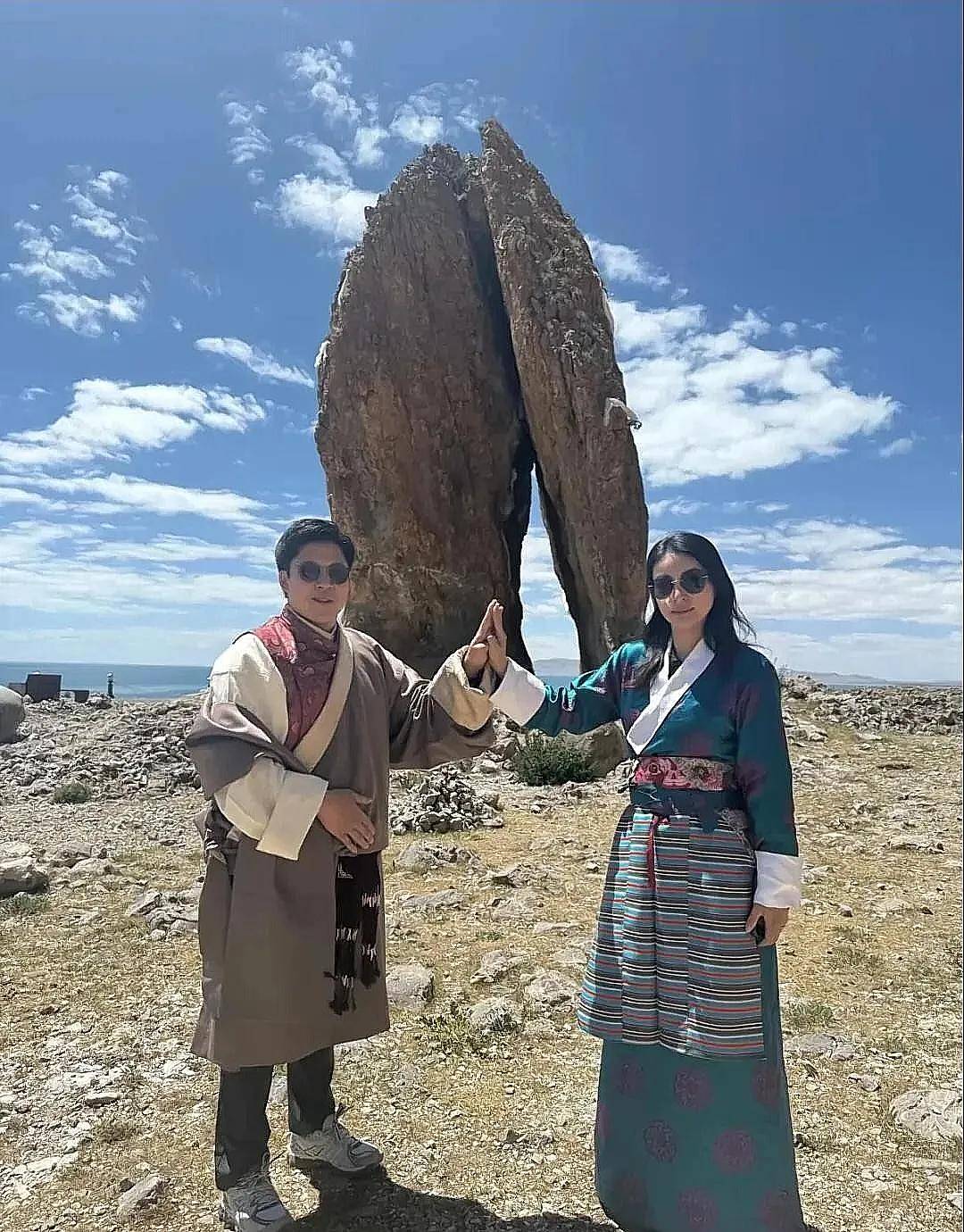 妻俩十指紧扣用蛇皮袋装水跟氧气瓶j9国际郭晶晶晒西藏拍摄的美照夫(图6)
